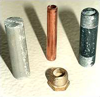 metal parts from chiller treated with OptiShield